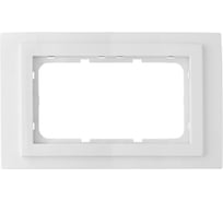 Двойная рамка для розетки Mono Electric DESPINA жемчуг 102-250000-165