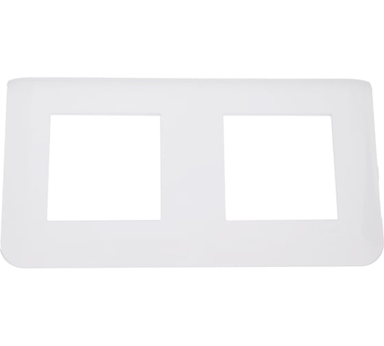 Рамка Legrand Программа Mosaic - 2x2 модуля - белая 277804L 1