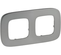 Рамка Legrand VLN-a Полированная стальРамка 2П 754282