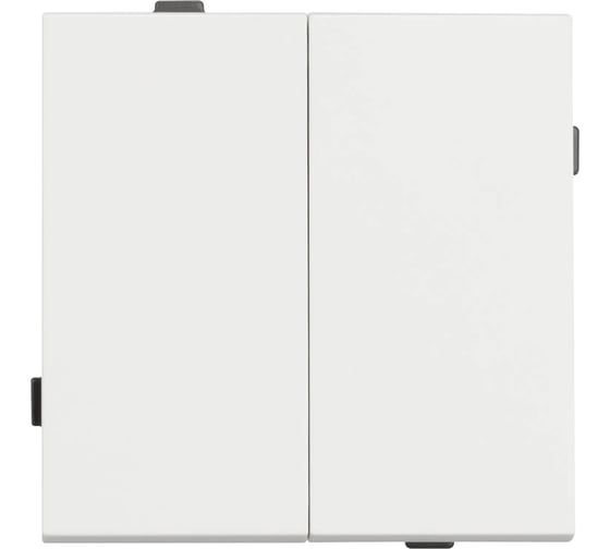 Механизм выключателя двухклавишный непроходной Arlight SWT-TENDO-MK02-SFPL-WH 1шт 054547 1