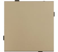 Механизм выключателя одноклавишный перекрёстный Arlight SWT-TENDO-MKX1-SFPL-GD 1шт 054572