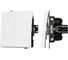 Механизм выключателя двухклавишный проходной Arlight SWT-TENDO-MKP2-PL-WH 1шт 054066 3
