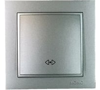 Одноклавишный перекрестный выключатель Mono Electric DESPINA антрацит 102-242425-112