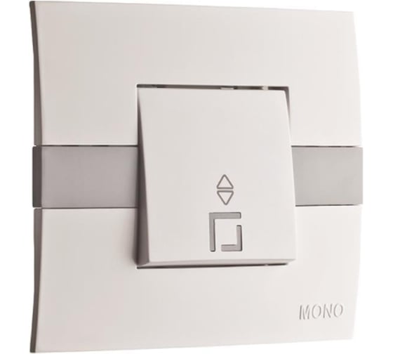 Одноклавишный перекрестный выключатель Mono Electric ECO комплект, белый 101-010101-112 1