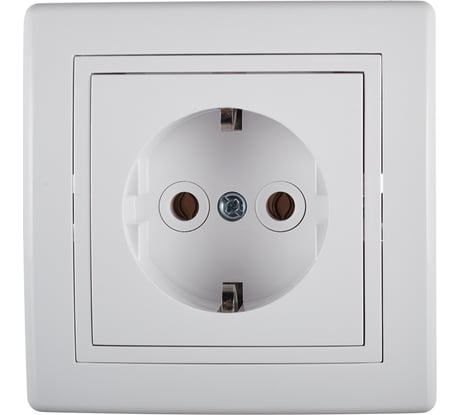 Розетка Aling-conel PRESTIGE 16A 250В с поликарбонатовой вставкой, белая 113025 630.00