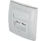 Телефонная розетка Aling-conel PRESTIGE 2xRJ12 6/4 Cat3, белая 613.00 113060 2
