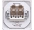 Коммуникационная двойная розетка Aling-conel PRESTIGE RJ45 Cat6 FTP, белая 615S.000 114015 4