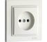 1-а розетка без земли Mono Electric DESPINA жемчуг 102-252522-116 1