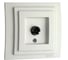 TV розетка конц. с экраном Mono Electric LARISA белый 103-191905-138 1