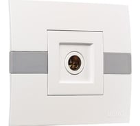 TV розетка конц. с экраном Mono Electric ECO комплект, белый 101-010104-128