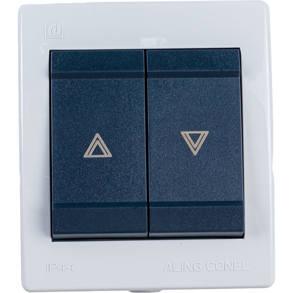 Кнопка выключателя управления жалюзи Aling-conel POWER IP44 10AX 250В ...