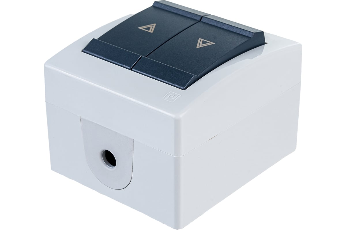 Кнопка выключателя управления жалюзи Aling-conel POWER IP44 10AX 250В ...