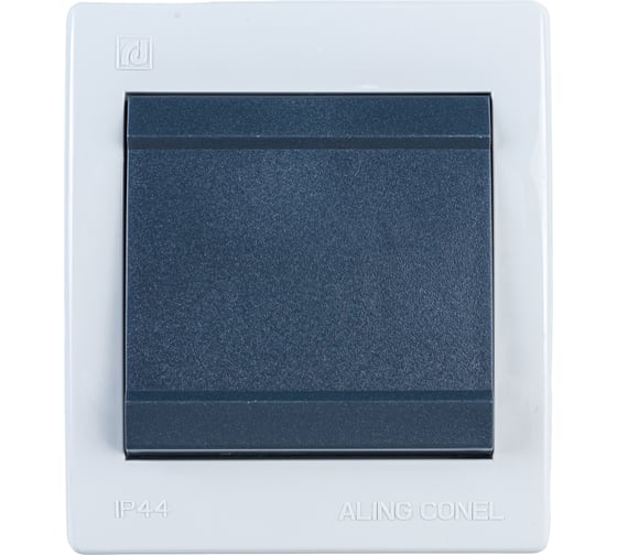 Перекрестный выключатель Aling-conel POWER IP44 10AX 250В открытой установки, серый 254.1A 117030 1