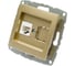Механизм компьютерной розетки Mono Electric Rj45, Cat6, L/D, титан 500-002205-125 4