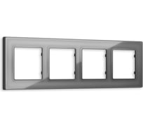 Рамка Ambrella VOLT на 4 поста ALFA Arctic AF580654