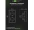 2-местная силовая розетка ALTECH ENCORE 2SW скрытого монтажа с заземлением и шторками белая в сборе 07344 11
