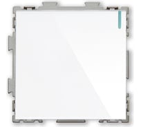Одноклавишный выключатель CGSS белый "Практика" PL-W101-WCG