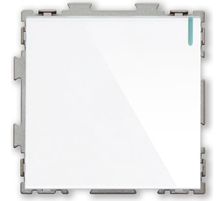 Одноклавишный выключатель CGSS белый "Практика" PL-W101-WCG