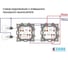 Двухклавишный проходной переключатель CGSS, черный Практика PL-W102-PBCM 2