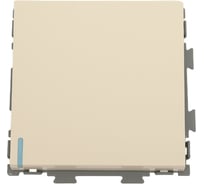 Одноклавишный проходной переключатель CGSS, бежевый Практика PL-W101-PBGG