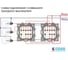 Трехклавишный проходной переключатель CGSS, черный Практика PL-W103-PBCM 2