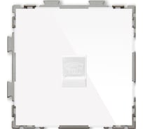 Телефонная розетка CGSS RJ11 белая Практика PL-W201T-WCG