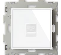 Телефонная розетка CGSS RJ11 белая Эстетика GL-W201T-WCG