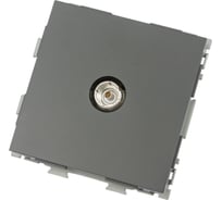 Телевизионная розетка CGSS черная Практика PL-W201V-BCM