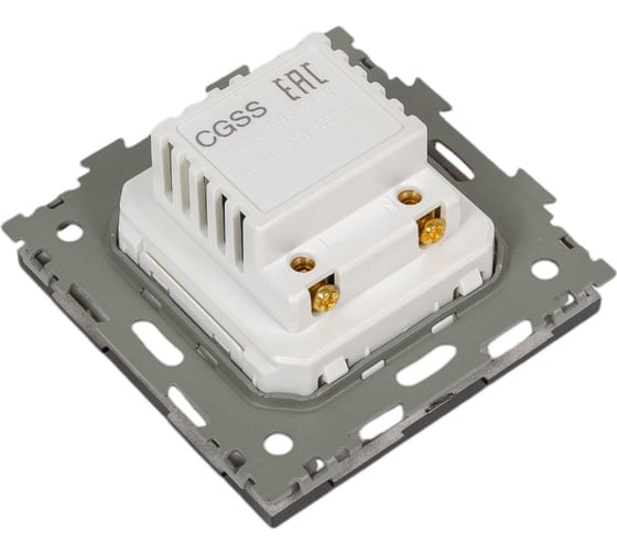 USB розетка CGSS 2.1А черная Практика PL-W201U-BCM