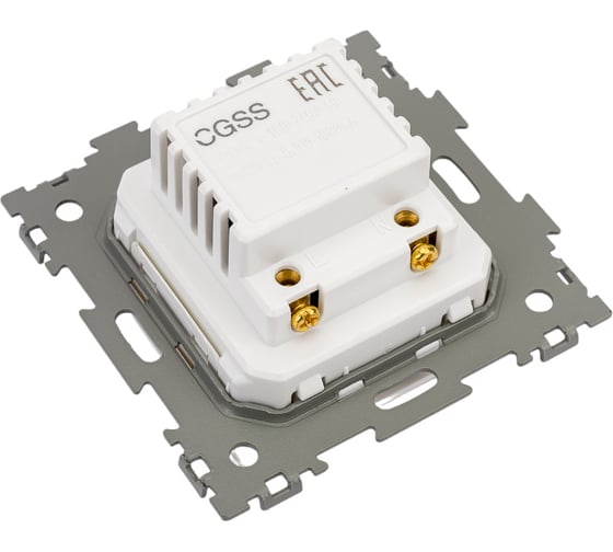 USB розетка CGSS 2.1А белая Эстетика GL-W201U-WCG