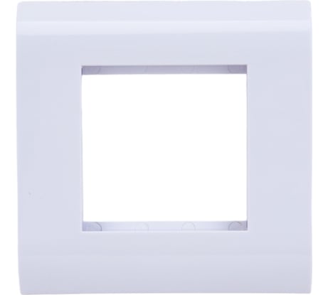 Лицевая рамка для модуля ITK Mosaic 80х80мм пл. суппорт бел. CS5-12M-P