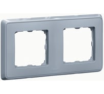 Рамка Legrand Cariva DIY 2 поста жемчужно-серый 695976