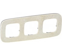 Рамка Legrand Valena ALLURE Дворцовый мрамор, 3-постовая универсальная 755523