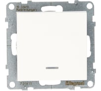 Выключатель Legrand SUNO 10АХ 250В с подсветкой/индикацией, безвинтовые зажимы, цвет белый 721111