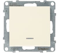 Выключатель Legrand SUNO 10АХ 250В с подсветкой/индикацией, безвинтовые зажимы, цвет слоновая кость 721211