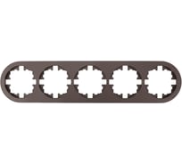 Рамка 5-ая б/вст круглая Lezard OSEN шоколад 744-7300-150