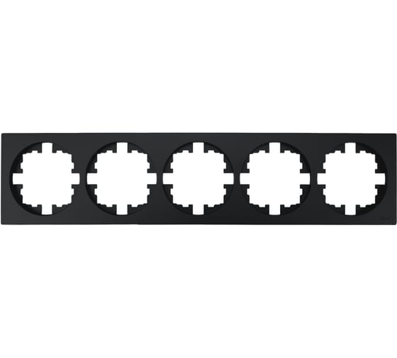 Рамка 5-ая б/вст Lezard OSEN чёрный бархат 743-4200-150