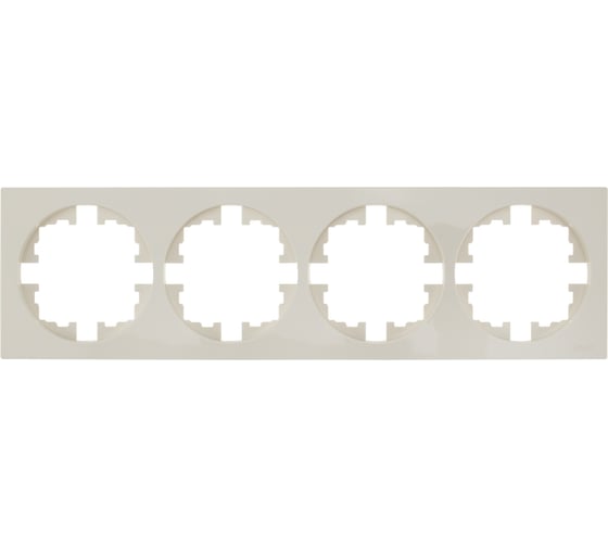 Рамка 4-ая б/вст Lezard OSEN слоновая кость 743-9000-149