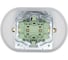 Розетка двойная с/з ПБТ круглая Lezard OSEN белый 744-0200-127B 3