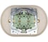 Розетка двойная с/з ПБТ круглая Lezard OSEN слоновая кость 744-9000-127B 3