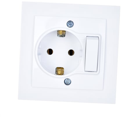 Мебельная розетка Mono Electric белый 170-010002-008