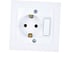 Мебельная розетка Mono Electric белый 170-010002-008 1