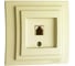 Телефонная розетка Mono Electric LARISA Rj45, Cat3, крем 103-171705-124 1