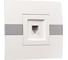 Телефонная розетка Mono Electric ECO Rj45, Cat3, комплект, белый 101-010104-124 1