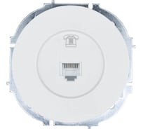 Розетка телефонная евро Lezard OSEN белая 743-0288-137