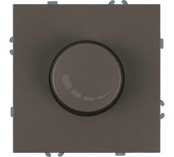 Выключатель диммирующий STEKKER (механизм), 250В, 500W, серия Эмили, RSW10-5106-09, антрацит, soft touch 49920 1