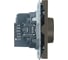 Выключатель диммирующий STEKKER (механизм), 250В, 500W, серия Эмили, RSW10-5106-09, антрацит, soft touch 49920 3