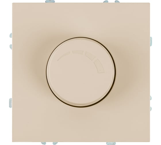 Выключатель диммирующий STEKKER (механизм), 250В, 500W, серия Эмили, RSW10-5106-08, кашемир, soft touch 49894 1