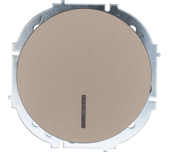 Выключатель с подсветкой титан Lezard OSEN 743-3788-111