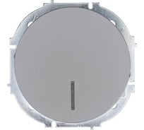 Выключатель с подсветкой серый матовый Lezard OSEN 743-7488-111